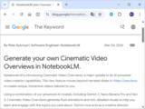 「AIノートブック「NotebookLM」の動画概要が進化、まるで映画のようなクオリティに／「Gemini 3」＋「Nano Banana Pro」＋「Veo 3」で実現」の画像1