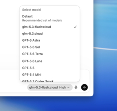 LLMのローカル実行ツール「Ollama」v0.34、「ChatGPT」デスクトップアプリに対応／「ChatGPT」（Codex）アプリでオープンモデルを選択可能。ただし……