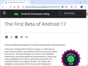 「Android 17」ベータ版が初リリース ～第2四半期にも正式公開予定、パフォーマンス向上やVVC（H.266）サポートなど／大画面デバイス対応でも大きな変更点、