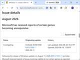 「Windows 11の2026年8月セキュリティパッチに問題か、一部ゲームが動作しないとの報告／RGB照明機能を備えたデバイスが関連か。Microsoftが調査中」の画像1