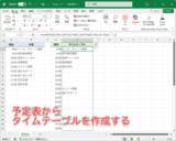 「【Excel】予定表に入力すると即座にタイムテーブル化してくれるシートを作成【いまさら聞けないExcelの使い方講座】」の画像1