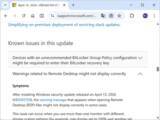「「KB5083769」で導入の新しいリモートデスクトップ接続（RDP）ファイルの警告に不具合／特定条件下でメッセージの読み取りや操作が困難に」の画像1