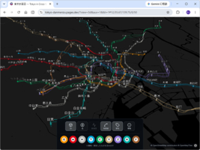 東京メトロを3Dマップ化、「東京断面図」が完成 ～地下を縫う路線をさまざまな視点で／運転士の視点を楽しめる前面展望モード（？）も作成中【やじうまの杜】
