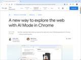 「「Chrome」の「AI モード」が強化 ～タブの往復を削減、複数タブ・資料追加にも対応／まずは米国で提供」の画像1