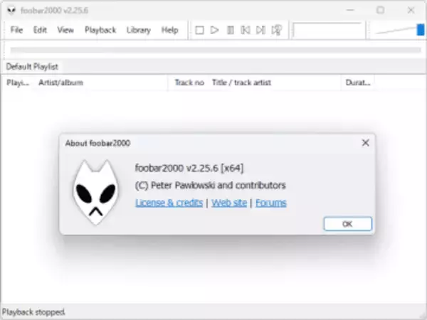 定番音楽プレイヤー「foobar2000」に緊急更新、Windowsセキュリティパッチの影響で不具合／アップデートを強く推奨