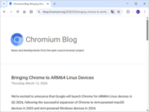 「Google Chrome」がARM64 Linuxに対応へ ～2026年第2四半期を予定／NVIDIAのAIミニPC「DGX Spark」にも簡単に導入可能