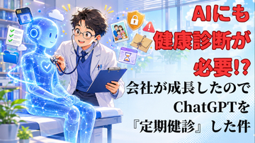 AIにも健康診断が必要!? 会社が成長したのでChatGPTを『定期健診』した件【生成AIストリーム】