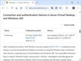 「2026年1月のWindowsパッチに問題、「Windows 365」クラウドPCなどへの認証でエラー／Microsoftが調査中、回避策を案内」の画像1