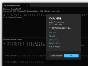 MicrosoftのAIターミナル「Intelligent Terminal 0.2」が公開 ～ローカルモデルに対応／「OpenCode」対応、スラッシュコマンドの拡充、WSL内エージェントなどの改善も