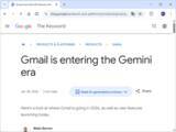 「「Gmail」は「Gemini」の時代に ～AI概要、メール作成支援、AI受信箱などの新機能が導入へ／まず米国の英語ユーザーに」の画像1