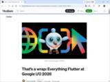「「Dart 3.12」「Flutter 3.44」が公開 ～AI時代にふさわしい新機能や改善を導入／アプリにAI機能を組み込める「Genkit Dart」、AIとのコラボ開発に便利な機能も」の画像1
