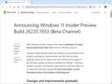 「Beta版「Windows 11」が更新、一部ダイアログのデザイン更新やWEBP壁紙などの新要素／Dev→Betaへのチャネル移動を考えているユーザーは急げ」の画像1