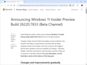 Beta版「Windows 11」が更新、一部ダイアログのデザイン更新やWEBP壁紙などの新要素／Dev→Betaへのチャネル移動を考えているユーザーは急げ