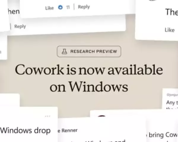 AnthropicのAIエージェント「Cowork」がWindowsに対応 ～AIがデスクトップ操作を代替／ファイル整理や画像・PDF・文書などのファイル読み取り・編集などが可能