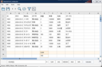 簡易関数機能などを備えたExcel風CSVエディターのβ版「NextCell (beta)」v0.9　ほか【ダイジェストニュース】