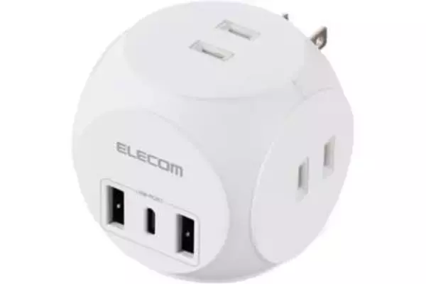 球形、クリップ式、タワー型などエレコムのUSB付き電源タップが安い！Amazonでセール中【本日みつけたお買い得情報】