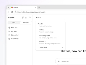 Microsoftの自律型AI「Copilot Cowork」が一般公開、コストを重視。「Claude Cowork」より3～4割安価／コストを意識した専用モデル「Cowork 1」も提供へ
