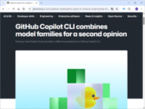 「Claude」の作業を「GPT-5.4」が批判、「GitHub Copilot CLI」に新機能「Rubber Duck」／AIのセカンドオピニオンで問題の芽を摘み取る