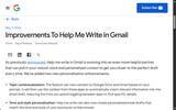 「「Gmail」のHelp me writeが大幅強化 ～「Google ドライブ」連携や個人の文体再現が追加／より自然で正確な下書きをGeminiが作成可能に」の画像1