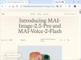 「Microsoft、新AIモデル「MAI-Image-2.5-Pro」「MAI-Voice-2-Flash」をプレビュー公開／「MAI-Image-2.5」は「Bing Image Creator」、「PowerPoint」などでも採用」の画像1