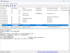 いろんなプロトコルでネットワークに接続するデバイスを調べ上げる「LANIPScanner」／フリーで使えるシンプルなネットワークスキャナー【レビュー】