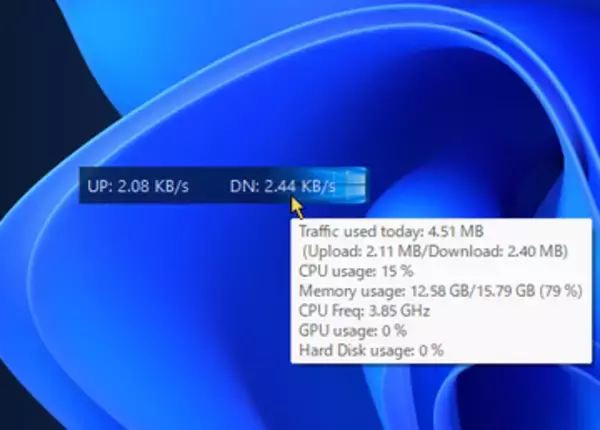 ネットワーク速度、CPU使用率、メモリ使用量を表示する「TrafficMonitor」v1.86　ほか【ダイジェストニュース】
