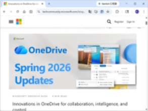 Windows環境で100万アイテムの同期に対応 ～AIコラボ基盤として「OneDrive」を強化／より身近な「Copilot」、Markdown/PDF対応の強化、共有・権限管理の改善