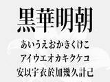 「深淵にひっそりと咲く一輪の花を想起させる妖艶なフォント「黒華明朝」／「源ノ角ゴシック」「源ノ明朝」ベース、商用も可能な「SIL OFL-1.1」ライセンス」の画像1