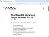 「「OpenSSL」なのに……次期バージョン「OpenSSL 4.0」で「SSL 3.0」対応が完全削除／実装から27年、「SSL」のコードベースがなくなる」の画像1