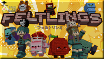 「Minecraft」に可愛い相棒と冒険できるアドオン「フェルトリンズ」が登場／カスタマイズも可能で、頭の上にのせたり、部屋に飾っったり、楽しみ方いろいろ