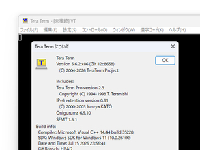 「Tera Term 5.6.2」が公開 ～SSH2パケットの検証不備による脆弱性を修正／悪意あるサーバーや中間攻撃者により情報漏洩や異常終了などを引き起こされる恐れ