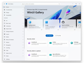 「WinUI Gallery 3.0」が公開 ～開発中の新しいコントロールをいち早く試せるように／「TableView」「Charts」「InkCanvas」などが追加