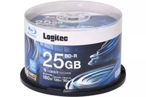 BD-R×50枚パックが23％OFFの2,280円！Amazonでロジテック光学メディアのセール【本日みつけたお買い得情報】
