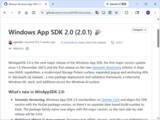 「Windowsアプリの開発キット「Windows App SDK」がメジャーバージョンアップ、v2.0に／セマンティックバージョニングを採用。WebView2、AI、ストレージピッカーなどに改善」の画像1
