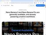 「Google、画像生成AI「Nano Banana 2」「Nano Banana Pro」の一般提供を開始／動画をもとにした画像生成も新たに対応、4K出力にもプレビュー対応」の画像1