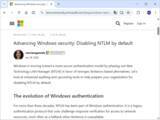 「「NTLM」は既定で無効に ～Microsoftが3ステップにわたる移行フェイズを開始／全バージョン非推奨、「Kerberos」への移行を」の画像1