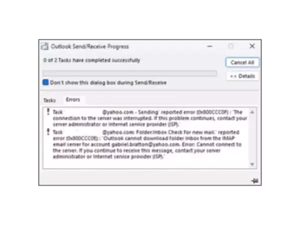 クラシック「Outlook」で問題、Gmail/Yahoo!側でパスワードを変更するとデータ同期不能に／Microsoftが調査中、回避策が案内