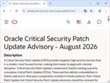 「Oracleがセキュリティ更新を毎月実施へ ～四半期ごとの「CPU」を補完する枠組み【8月25日追記】／新設の「CSPU」で943件のパッチを提供。「Java」「VirtualBox」「MySQL」などが影響」の画像1