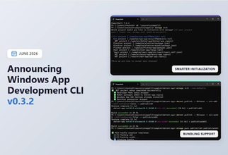 「Windows App Development CLI」（winapp）v0.3.2が公開、MSIXバンドルに対応／x64とARM64をまとめて1ファイルに、UIスクリーンショットも高品質