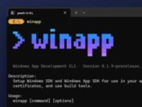 Microsoft、「Windows App Development CLI」（winapp）を発表／「Microsoft Store」へアプリを提出するために必要なものをワンコマンドに