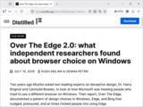 「Mozilla、Microsoftの「Edge」押しつけに再度苦言。対応に地域差があることも指摘／調査報告書「Over The Edge 2.0」が公開【やじうまの杜】」の画像1