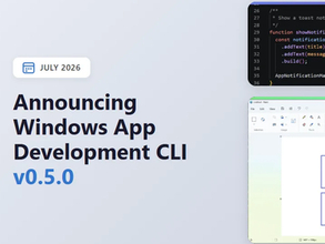 UIをコマンドでタッチ・ドラッグ、JS/TSからWinRT APIを直接呼び出し ～「winapp CLI 0.5.0」が公開／「Claude Code」向けプラグインを追加、「VS Code」拡張機能も拡充