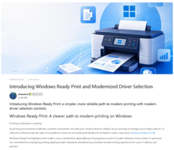 Arm版Windowsのプリンター問題は「Windows Ready Print」で解消