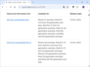 Safari/WebKitにセキュリティ攻撃、iPhone、iPad、Mac、Apple Watchなど幅広い製品に影響／Appleがセキュリティ更新を実施
