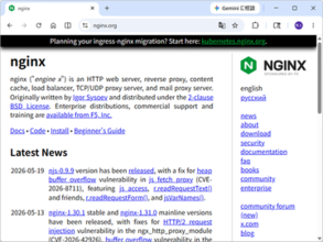Webサーバー「nginx」にセキュリティ更新、「njs」には致命的な脆弱性も／「mainline」バージョンではHTTPフォワードプロキシ機能が追加