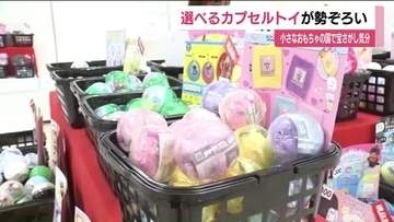 中身が見える！『選べるカプセルトイ』約500種類　郡山・うすい百貨店で9月6日まで開催