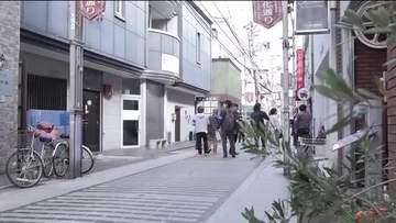 福島市中心部で屋外看板のパトロール　官民連携で老朽化など確認