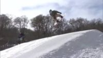 世界が注目する“スピンマスター”　スノーボード・荻原大翔　「ミラノオリンピックで金メダルを取れるように」福島の専用コースで強化合宿