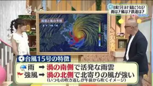 【福島県・8月11日の天気】台風15号が異例の“逆走”で最接近！黒幕「モンスーンジャイア」とは？