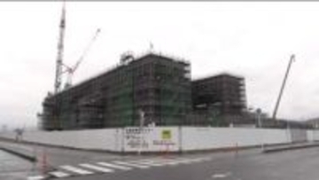 新築移転工事が進む北福島医療センター（伊達市）で上棟式　新病院は2027年3月1日開院予定